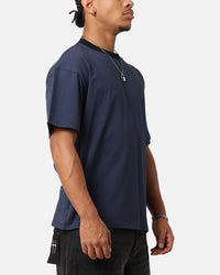Carre Shootout Oversized Ringer T-Shirt Navy