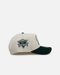 New Era Green Bay Packers 'Evergreen 2.0' 9FORTY A-Frame Snapback Chrome/Dark Green