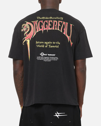 73Studio x The Elder Scrolls: The Elder Scrolls Daggerfall T-Shirt Black Acidwash