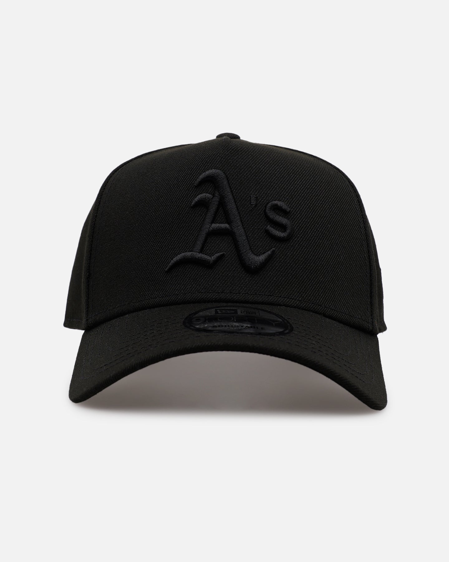ニューエラ オークランドアスレチックス 9forty A-FRAME ブラック New Era Oakland Athletics 'Easy Black' 9FORTY A-Frame Snapback