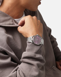 Nixon Sentry Wobble Watch Silver/Purple