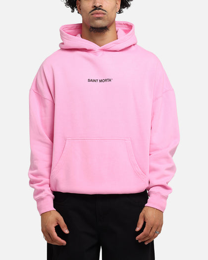 Saint Morta Lover Club Boxy Hoodie Pink