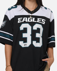 Majestic Athletic Philadelphia Eagles Glenver Mesh Oversized T-Shirt Black