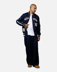 Pro Standard New York Yankees Double Knit Jacket Navy