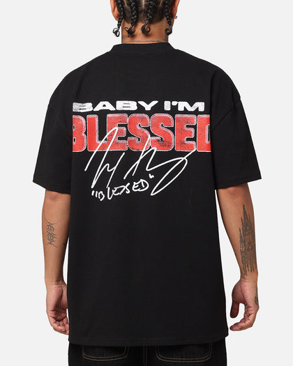 UFC By Culture Kings Max Holloway Baby I'm Blessed Heavyweight T-Shirt Black