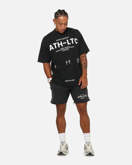 Saint Morta Athltc T-Shirt Washed Black