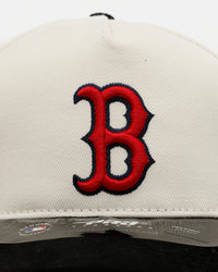 Pro Standard Boston Red Sox 'Signature Suede' Pro Pinch Strapback Off White/Black