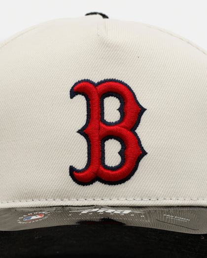 Pro Standard Boston Red Sox 'Signature Suede' Pro Pinch Strapback Off White/Black