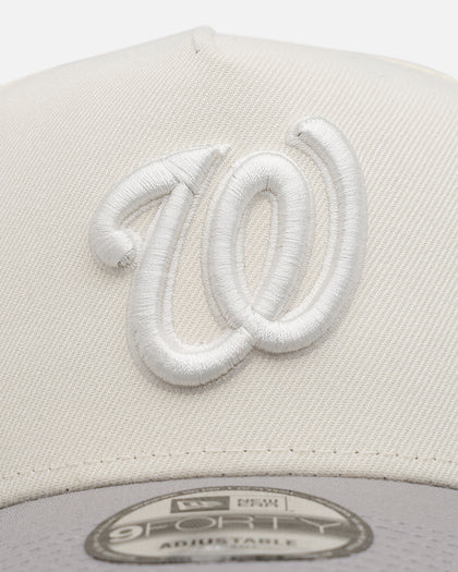 New Era Washington Nationals 'Too Clean' 9FORTY A-Frame Snapback Chrome