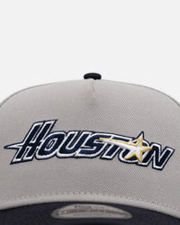 New Era Houston Astros 'Away Greys' 9FORTY A-Frame Snapback Grey