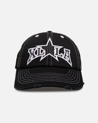 X-Large LA Star Low Profile Trucker Snapback Black