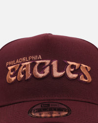New Era Philadelphia Eagles 'Penny' 9FORTY A-Frame Snapback Maroon