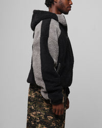 Loiter Speedway Fleece Jacket Black/Grey