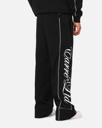 Carre Script Trackpants Black