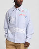 Loiter Chopper Long Sleeve Shirt Blue/White