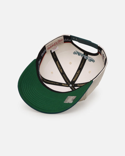 Mitchell & Ness Miami Dolphins 'Go Team Go' MVP Snapback Off White/Teal