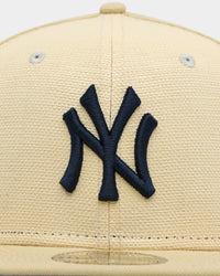 New Era New York Yankees 'Raffia Front' 59FIFTY Fitted Vegas Gold