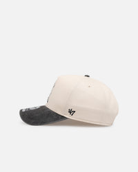 47 Brand Los Angeles Angels 'Washed Black Visor' 47 Offside Snapback Natural