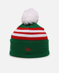 New Era South Sydney Rabbitohs 'NRL 2025 Collection' Knitted Badged Beanie Official Team Colour