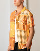 Carre Bandana Ultra Button Up Shirt Orange