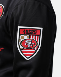 Pro Standard San Francisco 49ers Fast Lane Track Jacket Black/Red