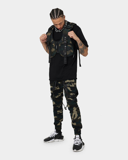 DXXMLIFE L-3 A Chain$aw Utility Vest Woodland Camo