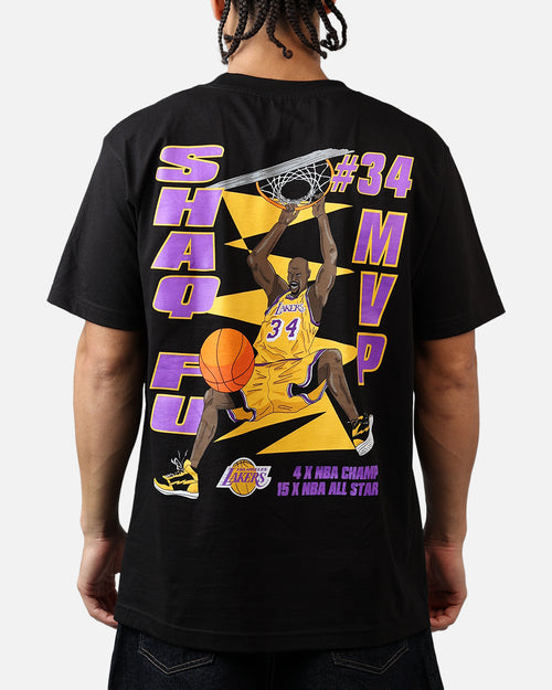 Mitchell & Ness Los Angeles Lakers Shaquille O'Neal Cartoon T-Shirt Black