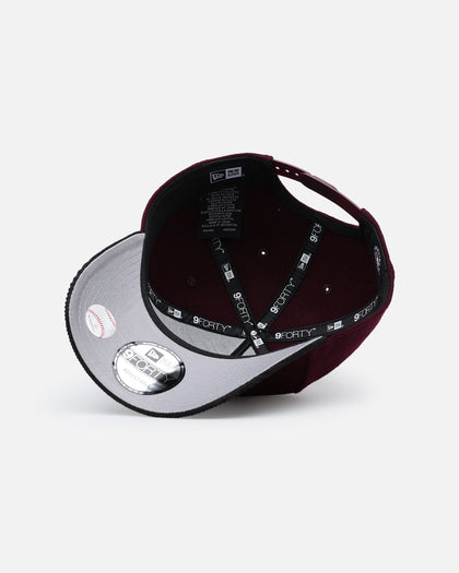 New Era San Francisco Giants 'Large Chenille' 9FORTY A-Frame Snapback Maroon