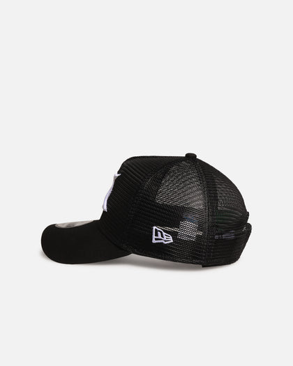New Era Cronulla Sutherland Sharks 'NRL Mesh Crown' 9FORTY A-Frame Trucker Snapback Black