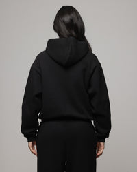 American Thrift Women's Classic Zip Hoodie Black