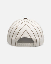 New Era Los Angeles Dodgers 'Washed Stone Walnut' 19TWENTY Snapback Brown Pinstripe