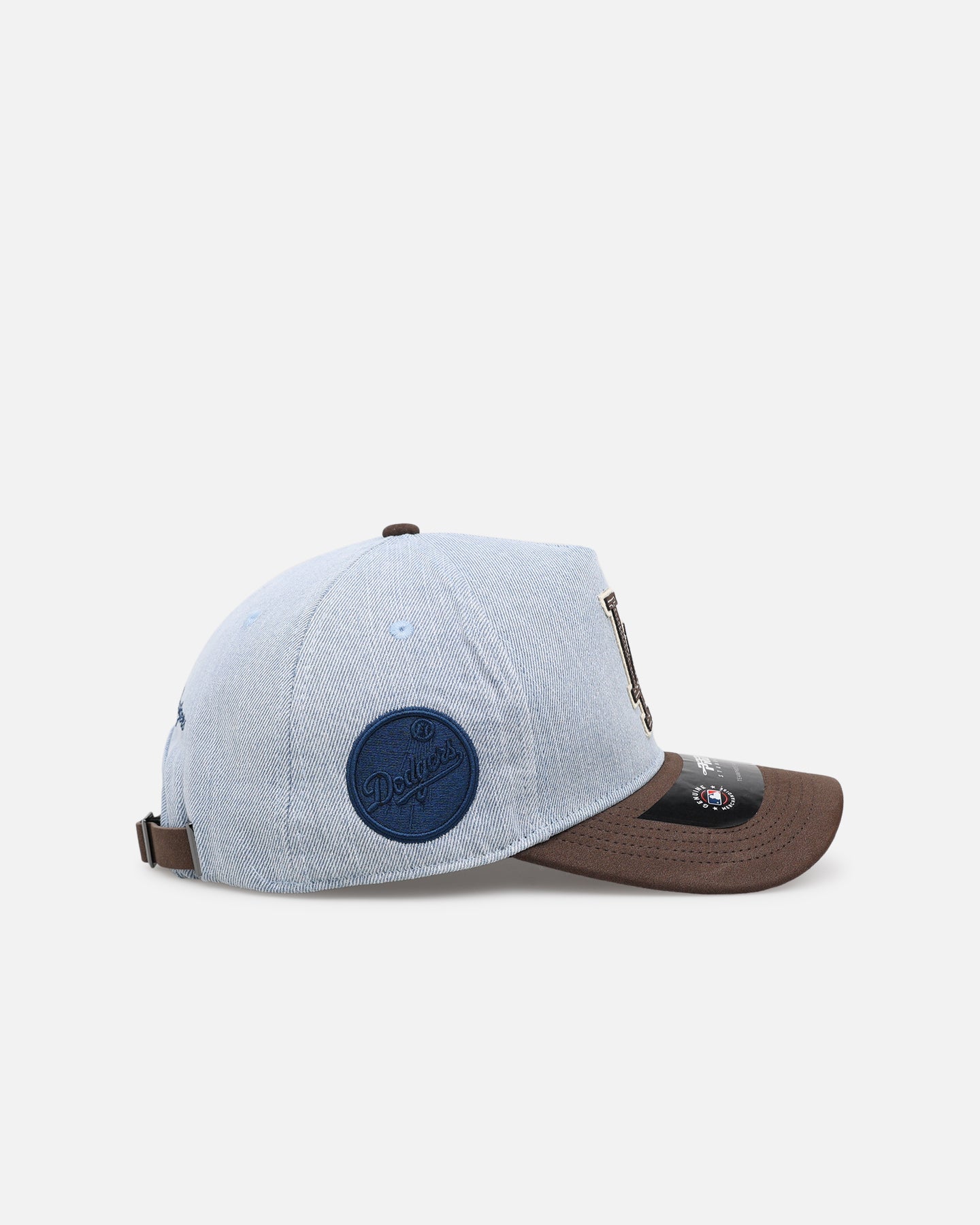 Pro Standard Los Angeles Dodgers 'Denim Suede' Pro Pinch Strapback