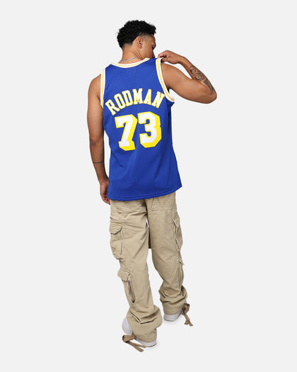 Mitchell & Ness Los Angeles Lakers Dennis Rodman 1998-99 College Twist Swing Jersey Blue/Yellow