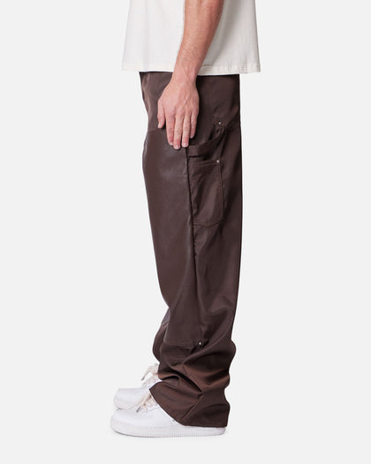 MNML Baggy Nylon Carpenter Pants Brown
