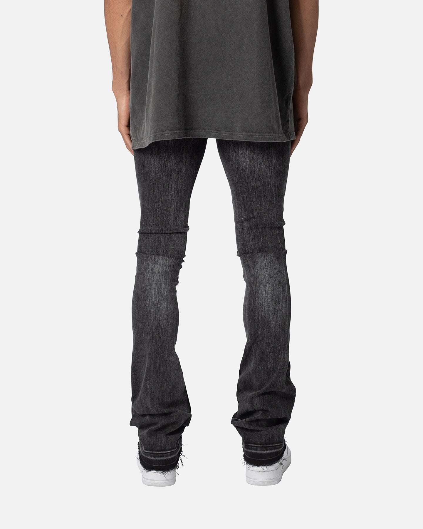 MNML X514 Skinny Stacked Denim Jeans Washed Black | Culture Kings US