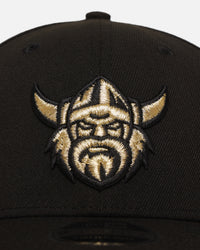 New Era Canberra Raiders '2025 NRL Vegas Round' 9SEVENTY Stretch Snapback Black/Gold