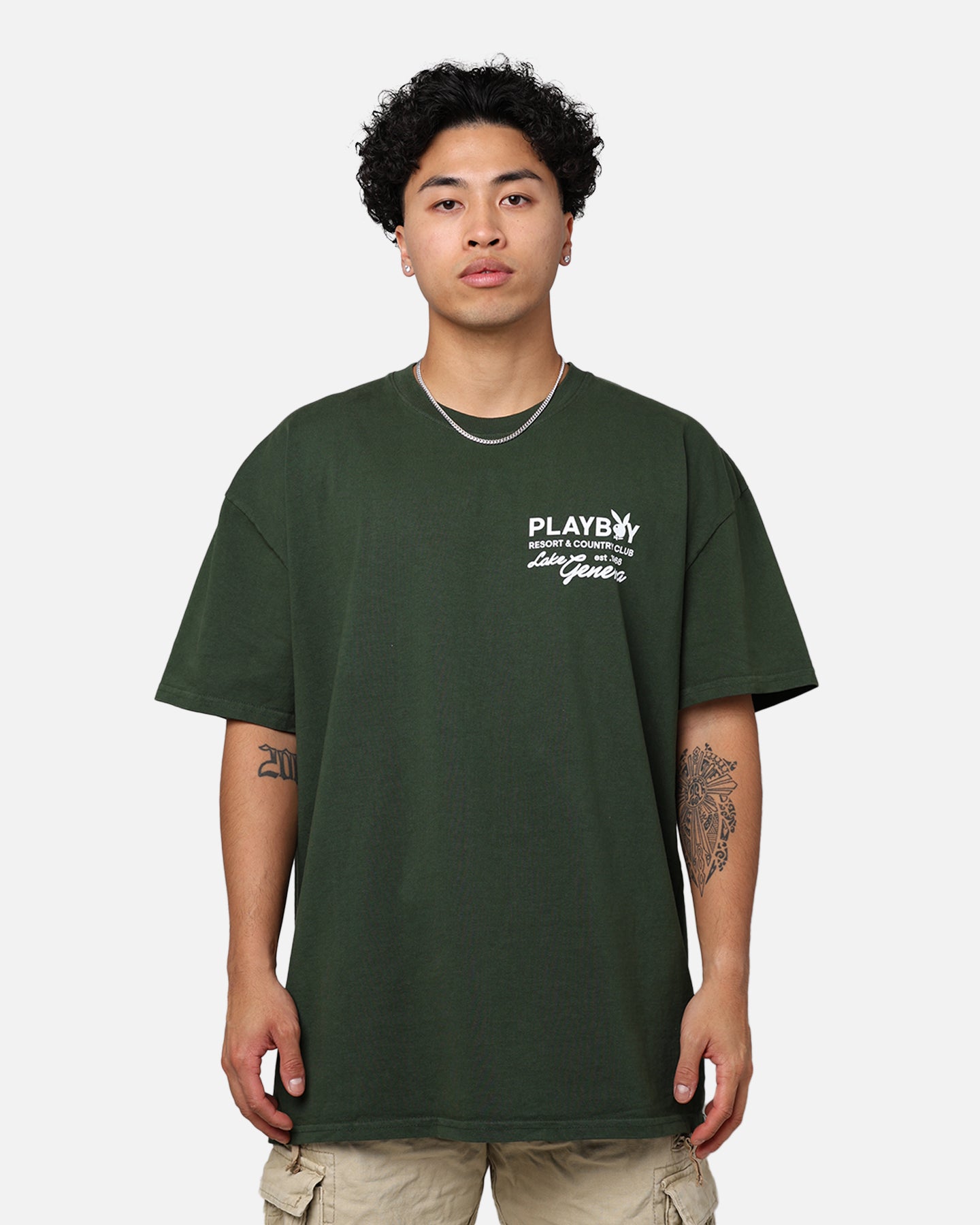 Playboy By Culture Kings Lake Geneva T-Shirt Green | Culture Kings US
