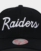 Mitchell & Ness Las Vegas Raiders 'Wool Blend' Snapback Black