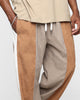 XXIII Charlie Wide Leg Pants Brown Combo Grey