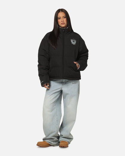 Mitchell & Ness Las Vegas Raiders Reversible Puffer Jacket Black