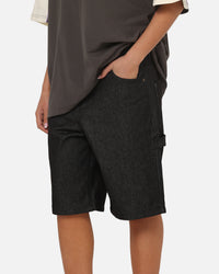 Carre Carpenter Jorts Raw Black