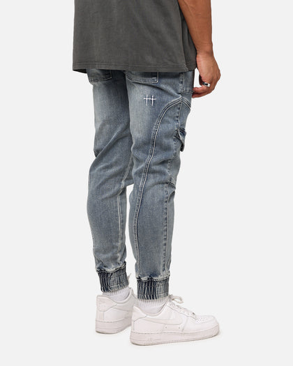 Saint Morta Aera Denim Joggers Dirty Denim