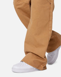 MNML Bootcut Iron Cross Jeans Tan