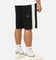Saint Morta Amplus Sidewinder Denim Jort Shorts Black/Off White