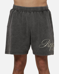 Represent Owners Club Script Shorts Vintage Grey