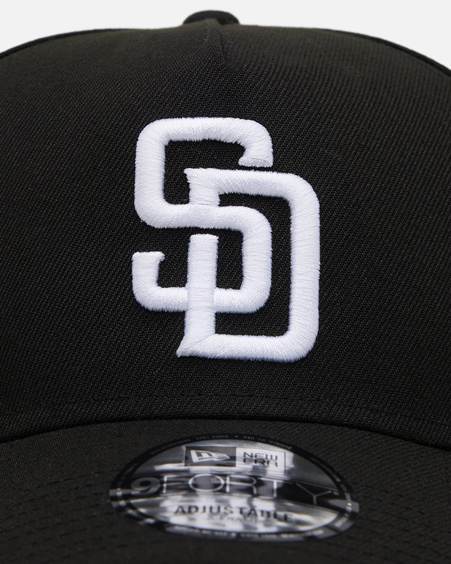 New Era San Diego Padres 'Easy Black and White' 9FORTY A-Frame