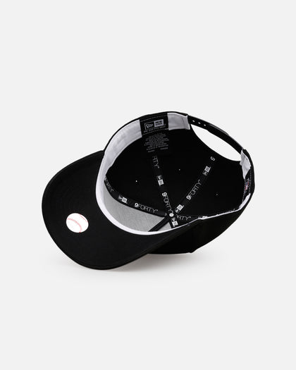 New Era Oakland Athletics 'Easy Black' 9FORTY A-Frame Snapback Black/Black
