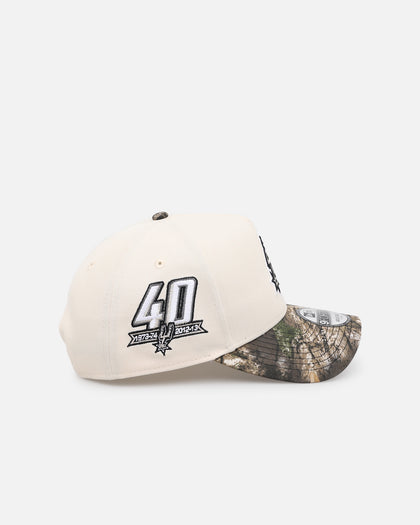 New Era San Antonio Spurs 'Realtree Visor' 9FORTY A-Frame Snapback Cream/Camo