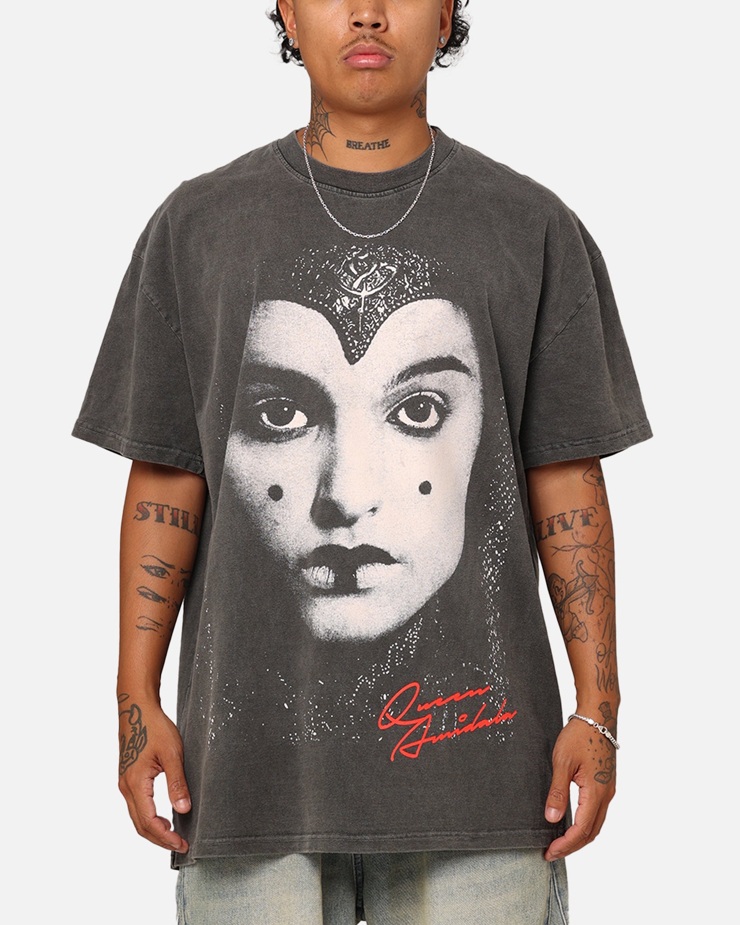 Star Wars Queen Amidala Heavyweight T-Shirt Black Wash | Culture