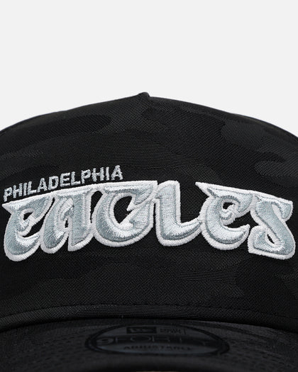 New Era Philadelphia Eagles 'Icy Camo' 9FORTY A-Frame Snapback Black/Camo
